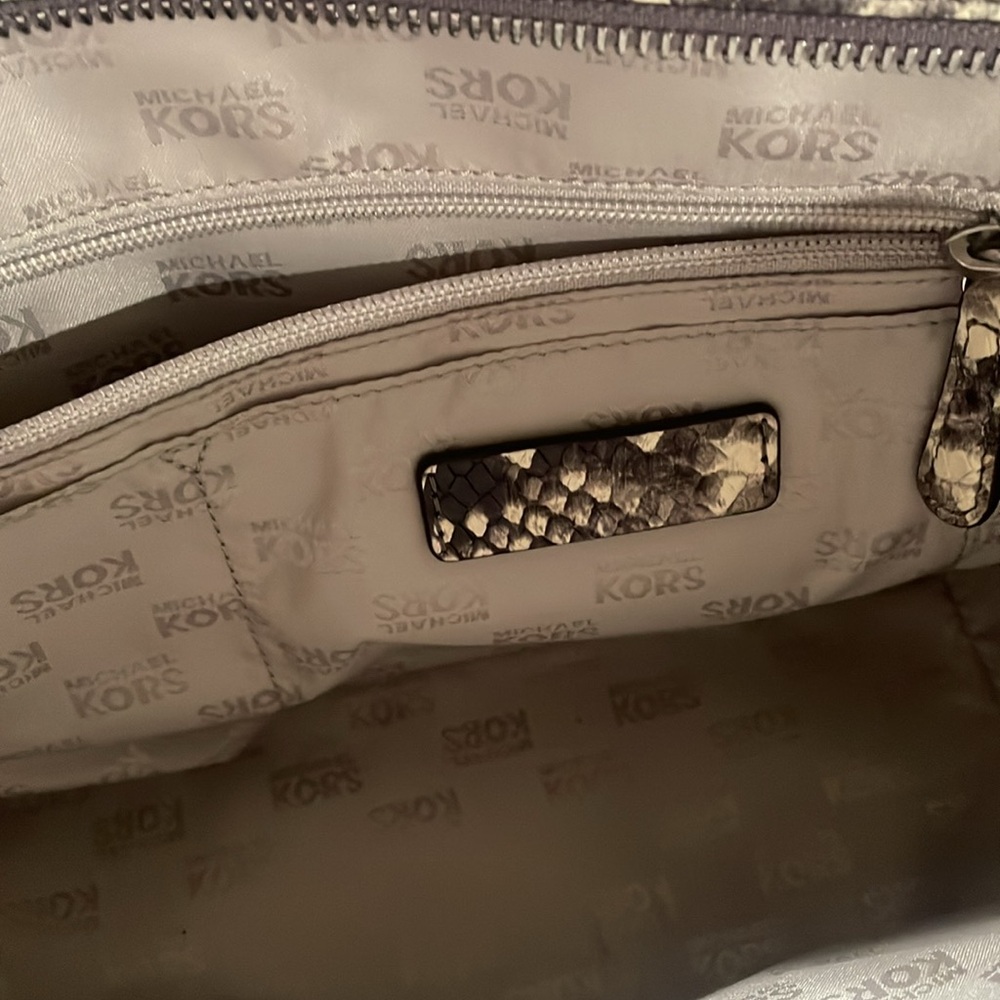 Michael Kors Tina Python Satchel - image 8